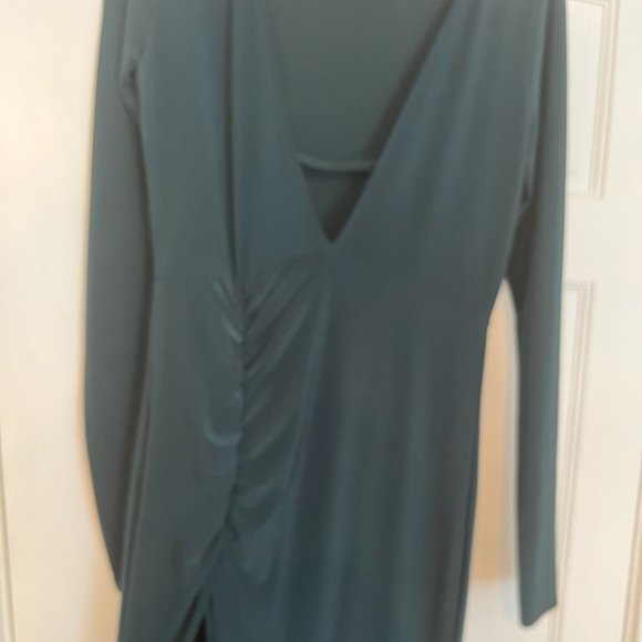 Formal, dark green, Nasty Gal dress - Picture 2 of 3